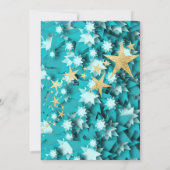 Chic Stars 16 . Geburtstag Party Einladung (Rückseite)