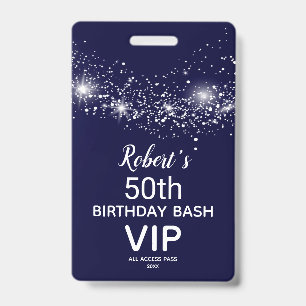 Chic Stars auf Navy Sky Geburtstag VIP Pass Ausweis