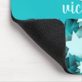 Chic Stars Mit Monogramm Mousepad (Ecke)