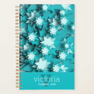 Chic Stars Mit Monogramm Planer