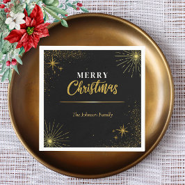 Chic Stars Weihnachtsfeier Serviette