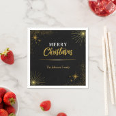 Chic Stars Weihnachtsfeier Serviette (Beispiel)