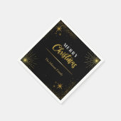 Chic Stars Weihnachtsfeier Serviette (Ecke)