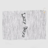 Chic Static Texture Golfhandtuch (Horizontal)