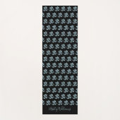 Chic Stilvoll Personalisiertes Schwarz-weißes Must Yogamatte (Vorderseite)