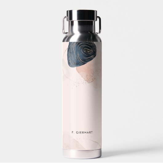 Chic Stone Marble Personalisiert Trinkflasche (Vorne)