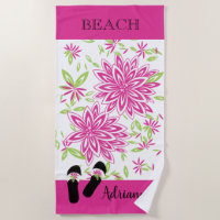 CHIC STRANDSTRAND TOWEL_FLIPFLOPS UND STRÖME