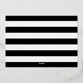 Chic String Lights Jährliches Party Folieneinladung (Rückseite)