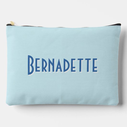 Chic Stripe Bachelorette Zubehörtasche (Vorderseite)