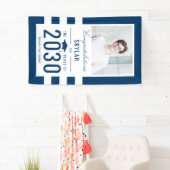 Chic Stripes EDITABLE FARBBBanner für Abschluss Banner (Insitu)