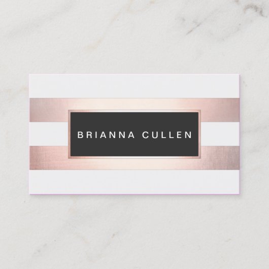 Chic Stripes IMITATE Rodelbahn Erinnerung Terminkarte (Vorderseite)