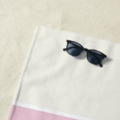 Chic Stripes Muster Personalisiert Strandtuch (Beispiel)