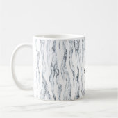Chic Stripes Silver Weihnachten Kaffeetasse (Links)