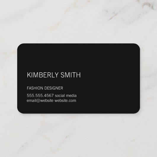 Chic Style Muster rustikal Visitenkarte (Rückseite)