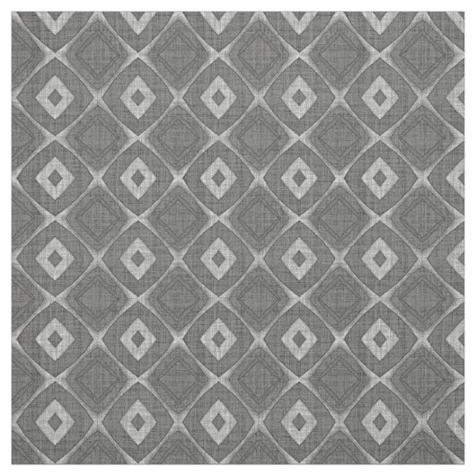 Chic Stylisches Gray Imitate Batik Linen Squares M Stoff (Muster)