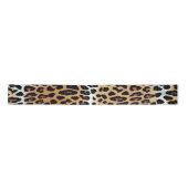 Chic Stylish Elegant Leopard Animal Print Satinband (Vorderseite)