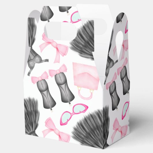 Chic Stylish Girly High Heels Fashion Pattern Geschenkschachtel (Geöffnet)