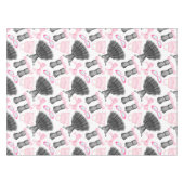 Chic Stylish Girly High Heels Fashion Pattern Tischdecke (Vorderseite (Horizontal))