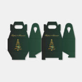 Chic Stylish Gold Weihnachtsbaum Vielen Dank für I Geschenkschachtel (Ungefaltet)