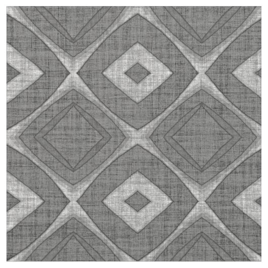 Chic Stylish Gray Imitate Batik Linen Squares Must Stoff (Nahaufnahme)