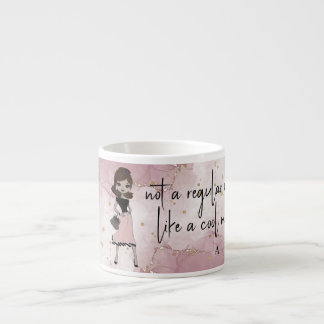 Chic Stylish Lady | Personalisierte Mama aus rosa Espressotasse