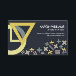 Chic Stylish Mathematics Symbols Motif Tutor Visitenkarte<br><div class="desc">Ein elegantes dunkelblaues Cover mit einem kreativen braunen Mathe-Symbolmotiv. Ganz oben steht Ihr Prestigename und Ihr Jobtitel mit den Kontaktdaten direkt darunter. An der unteren links Ecke befindet sich ein verstecktes Goldlogo "pi", bitte aktivieren Sie es, um es sichtbar zu machen. Auf der Rückseite, in einem blauen Deckel, ist das...</div>
