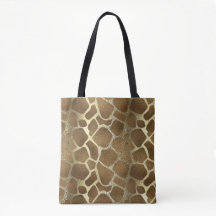 Chic Stylish Modern Gold Giraffe Print