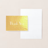 Chic Stylish Schriftart Vielen Dank Folienkarte (Anzeige)