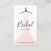 Chic & Stylish Wedding Dress Bridal Boutique Visitenkarte (Vorderseite)