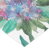 Chic Sukkulent Floral Cactus Großer Tischläufer (Ecke)