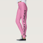 Chic SUNDAY FUNDAY Typografie | Leggings (Links)