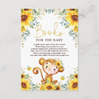Chic Sunflower Monkey Baby Shooting Books for Baby