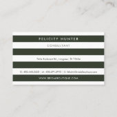 Chic Sunflower Wedding Dress Bridal Boutique Visitenkarte (Rückseite)