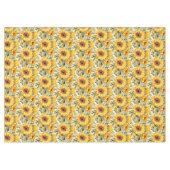 Chic Sunflowers Blume Blumen Tischdecke (Vorderseite (Horizontal))