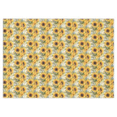 Chic Sunflowers Blume Blumen Tischdecke (Vorderseite (Horizontal))