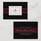 Chic Susan Chubby Business Cards Visitenkarte (Vorne/Hinten)