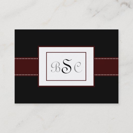 Chic Susan Chubby Business Cards Visitenkarte (Vorderseite)