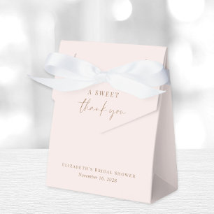 Chic Sweet Vielen Dank Pink Gold Brautparty Geschenkschachtel