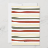 Chic Tacky Ugly Christmas Sweater Party Einladung (Rückseite)