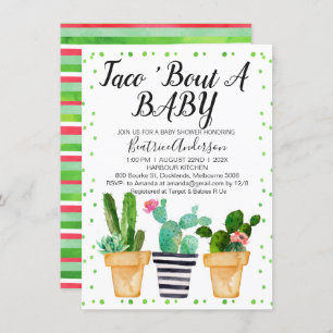 Chic Taco Bout A Baby Shower Einladung