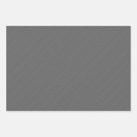 Chic Tartan Blue Gray Black Pattern Geschenkpapier Set (Vorderseite 3)