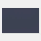 Chic Tartan Blue Gray Black Pattern Geschenkpapier Set (Vorderseite 2)