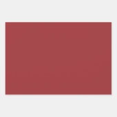 Chic Tartan Burgund, Schwarz und Weiß Geschenkpapier Set (Vorderseite 2)