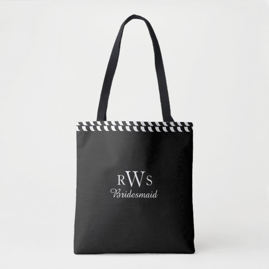 CHIC TASCHE_MODERNE SCHWARZE UND WEISSE TASCHE (Vorderseite)