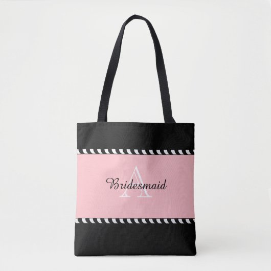 CHIC TASCHE_MODERNE WEDD BLUSH/SCHWARZ/WEISS TASCHE (Vorderseite)