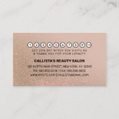 Chic Taupe Gold Glitzer Gradient Typografie Treuekarte (Rückseite)