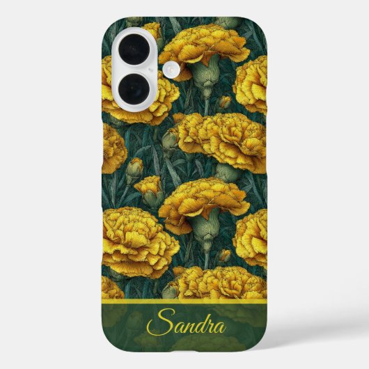 Chic Teacher Appreciation Gift Carnation Floral  Case-Mate iPhone Hülle (Rückseite)