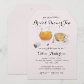 Chic Teacup Brautparty Tee Party Einladung (Vorne/Hinten)
