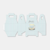Chic Teacup in Blue Baby Duschkabine Gable Favor B Geschenkschachtel (Ungefaltet)
