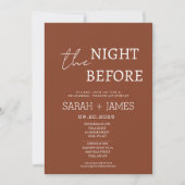 Chic Terracotta auf dem Monte San Gottardo Das Abe Einladung (Vorderseite)